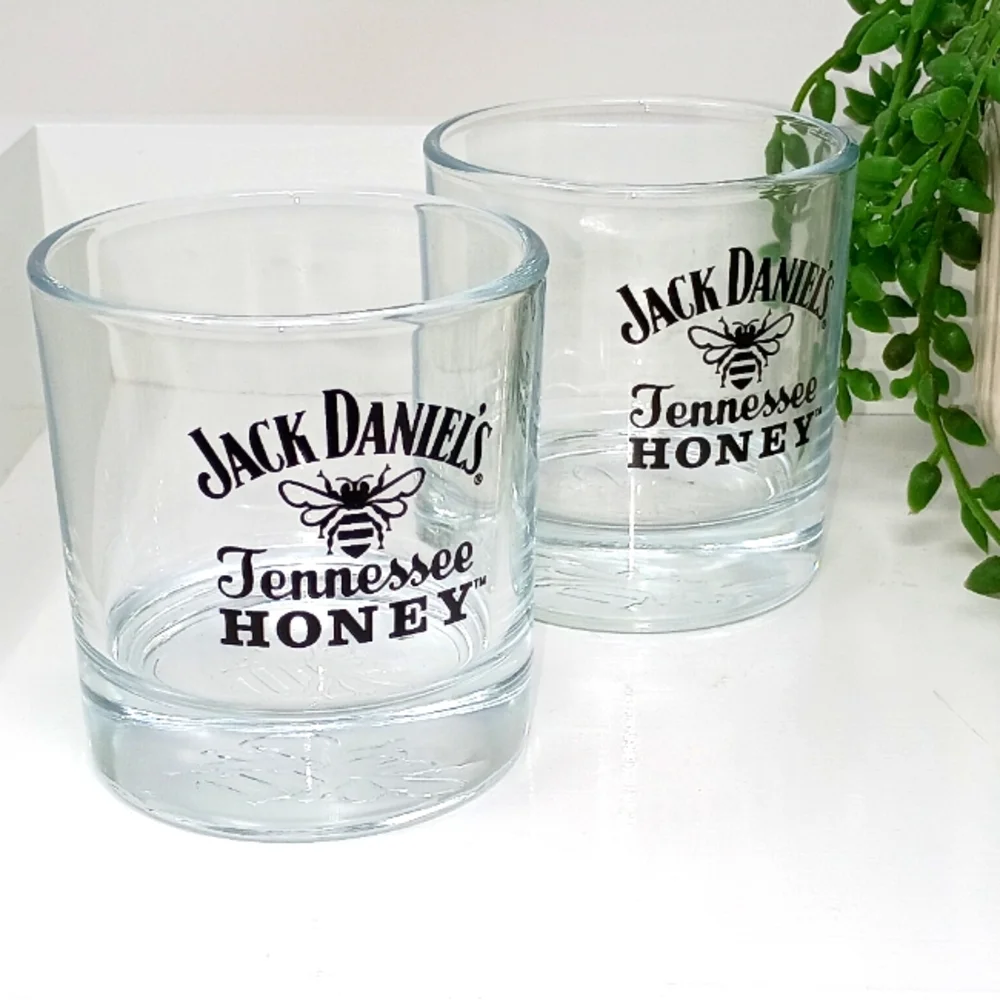 Jack Daniels 2pc Set Burbon Glasses - Picture 1 of 5